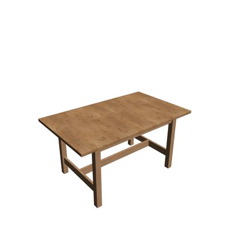 NORDEN Extendable table, birch - Design and Decorate Your Room in 3D