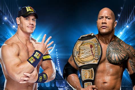 The Rock vs. John Cena official for WrestleMania 29 main event in New Jersey - Cageside Seats