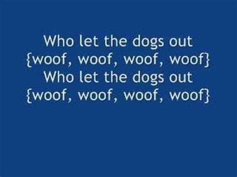 Baha Men - Who Let The Dogs Out with lyrics (official dance Remix ...