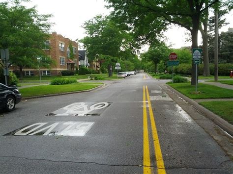 Bike boulevard stencil, MRT and bike wayfinding signs | Flickr