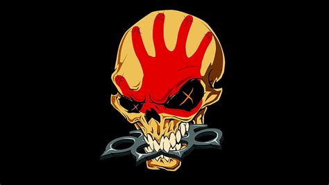 HD wallpaper: skull and knuckles illustration, metal, Five Finger Death Punch | Wallpaper Flare