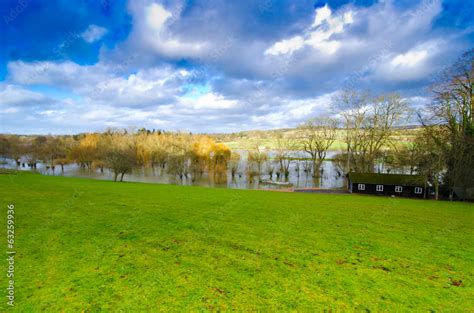 Thames flood Stock Photo | Adobe Stock