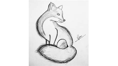 Fox Drawings In Pencil