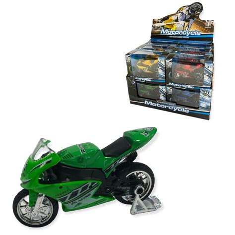 DIE CAST 1:38 RACING MOTORCYCLE CDU X 12 (CTN QTY 72) - Huggables Ltd ...