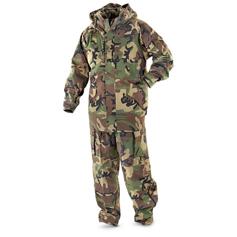 Mil - Tec® Waterproof, Breathable Suit, Woodland Camo - 197213, Rain Gear & Ponchos at Sportsman ...