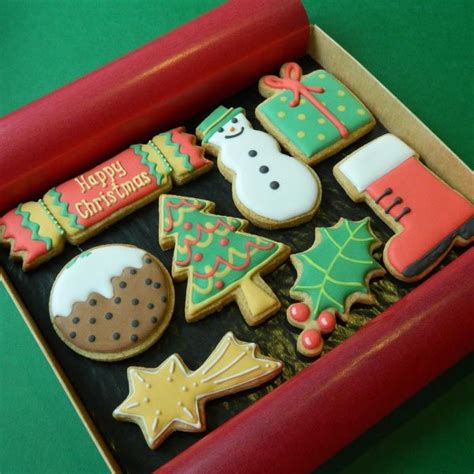 Delicious Assorted Christmas Cookies Gift Box