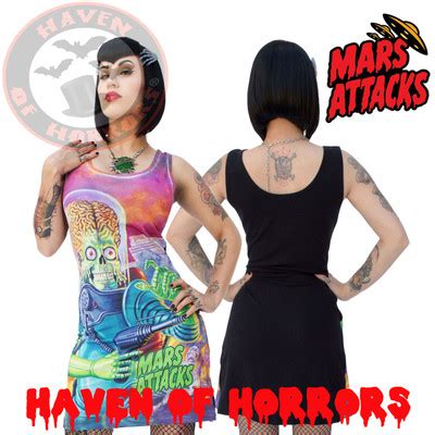 Mars Attacks Congress Crushed Tank Dress - Haven of Horrors