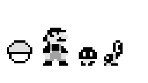 Pixilart - Super Mario Land Sprites by Anonymous