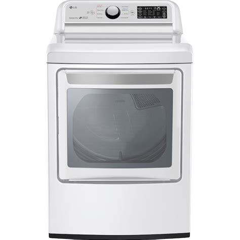 LG EasyLoad Smart Wi-Fi Enabled 7.3-cu ft Vented Smart Gas Dryer (White) ENERGY STAR DLG7301WE ...