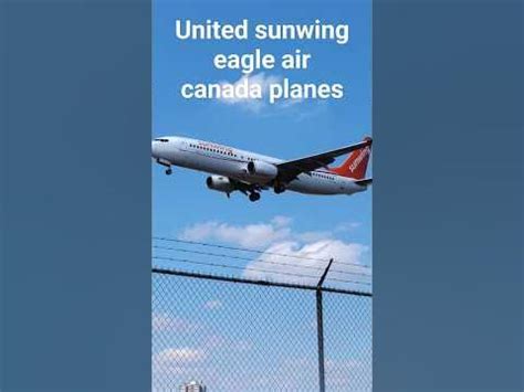 united sunwing eagle air Canada planes landing Pearson airport Toronto Canada mar 28/24 - YouTube