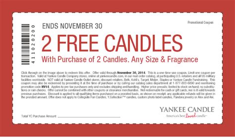 Yankee Candle Coupons - Buy 2 get 2 free on candles at | Yankee candle ...