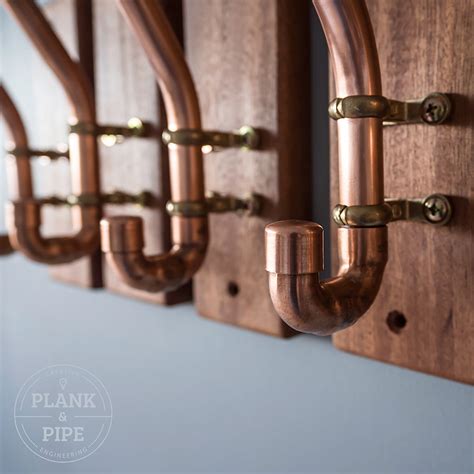 Copper Pipe Clothes Hanger Hooks – Plank & Pipe