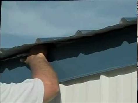 Metal Building Installation Step 21: Eave Trim - YouTube