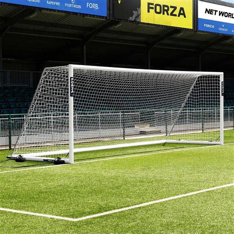 7.3m x 2.4m FORZA Alu110 Soccer Goal | Net World Sports