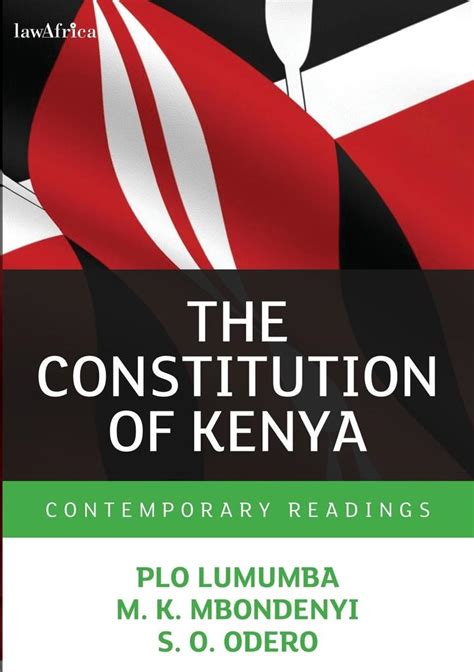 The Constitution of Kenya: Contemporary Readings by P.L.O Lumumba and Kiwinda Mbondenyi - Book ...