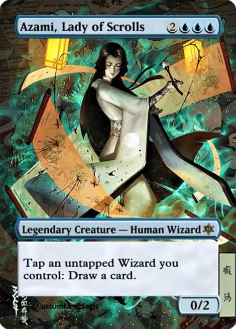 Azami, Lady Of Scrolls | Magic The Gathering Proxy Cards