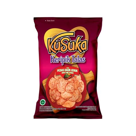 Kusuka Keripik Talas Pedas Daun Jeruk 40gr | Shopee Indonesia