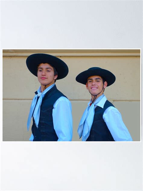 "Traditional Argentinian gaucho clothing" Poster for Sale by BrunoBeach | Redbubble