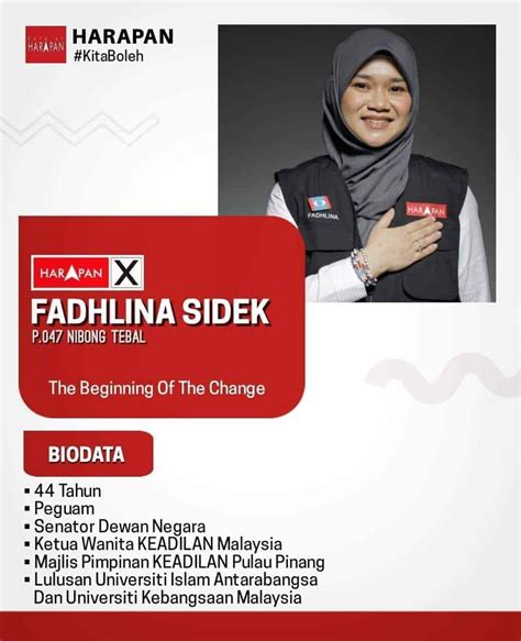 Biodata Menteri Pendidikan, Fadhlina Sidek