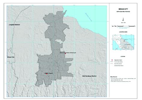 Administration Map of Medan, North Sumatra | Download Scientific Diagram