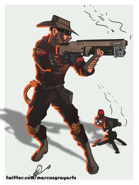 TF2 Wrangler Engineer by MarcusDraws on DeviantArt