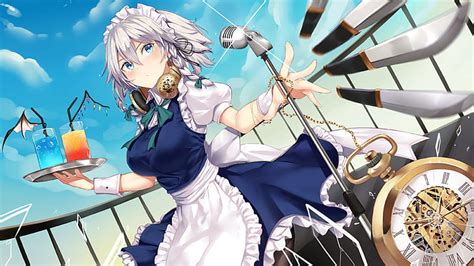 HD wallpaper: Anime, Touhou, Sakuya Izayoi | Wallpaper Flare