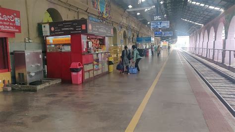 Bangalore Cantonment railway station in the city Bengaluru