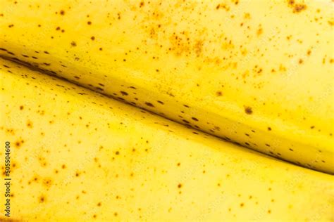 Banana skin close up. Background of ripe banana peel texture. Banana ...