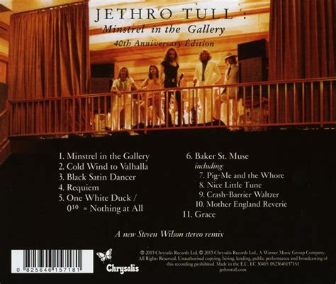 Minstrel In The Gallery (40Th Anniversary La Grande Edition), Jethro ...