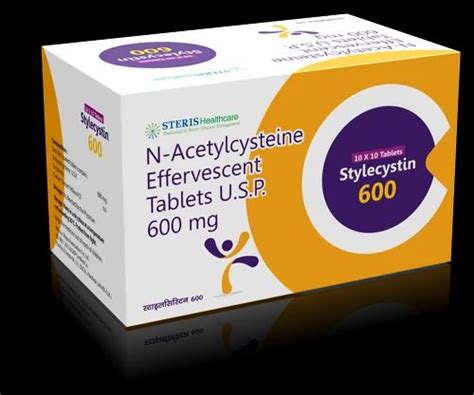 N-Acetylcysteine & Pyridoxamine Dihydrochloride Tablets at Rs 50/strip | Acetylcysteine Tablet ...