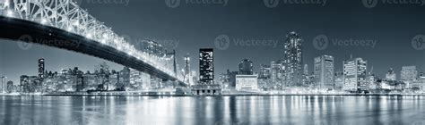 New York City night panorama 8333044 Stock Photo at Vecteezy