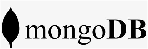 Mongodb Comments - Mongodb Logo Black And White Transparent PNG - 981x282 - Free Download on NicePNG