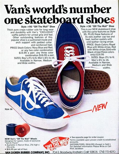 History of the Vans Old Skool | Sapatos van, Vans vintage, Skates vintage