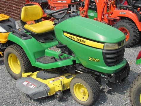 John Deere X500 Lawn & Garden and Commercial Mowing - John Deere ...