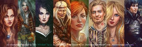 Great art with characters from the books by JustAnoR : r/witcher