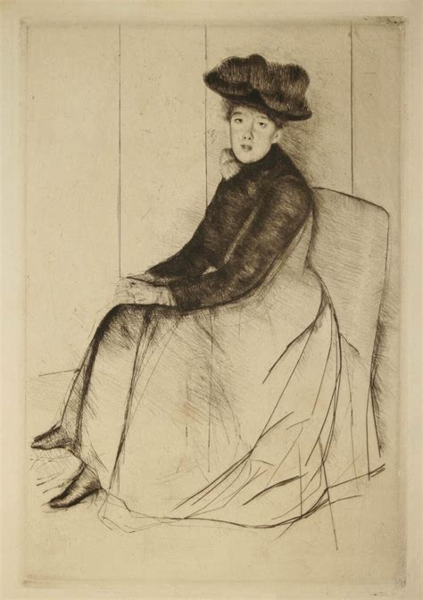 Mary Cassatt (American, 1844-1926), Reflection, ca. 1890, drypoint. Museums Collections ...