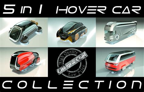 \\T// 10 in 1 Cheap & Cool Hover Car Collection 01 3D Model $174 - .max .obj - Free3D