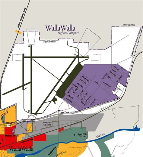 Location Map - Walla Walla Regional Airport