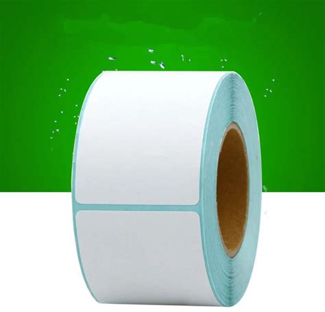 1 rolls POS thermal label paper 40 x70 mmThermal printer Thermal Labels waterproof barcode blank ...