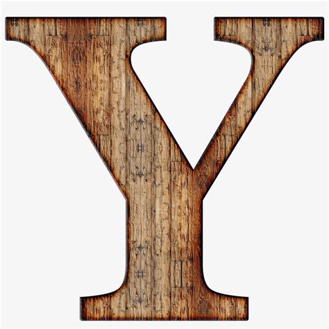 Wooden Capital Letter Y - Wood Letter Y Clipart - Free Transparent PNG ...