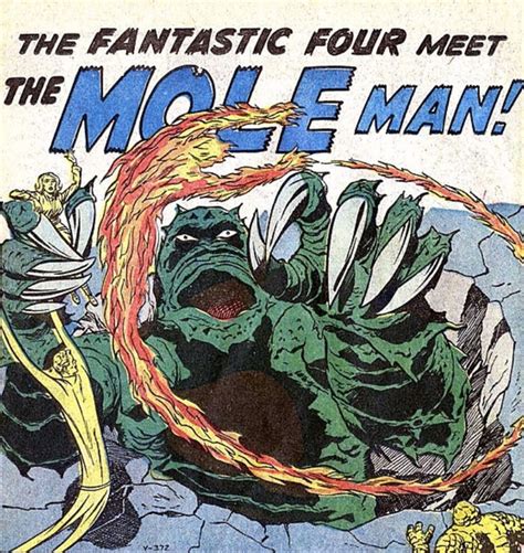 The Fantastic Four vs Mole Man | Fantastic four, Fantastic four 1 ...