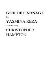 God of Carnage Script.pdf - GOD OF CARNAGE By YASMINA REZA Translated ...