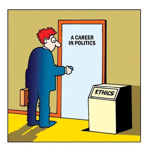 ethics By toons | Politics Cartoon | TOONPOOL