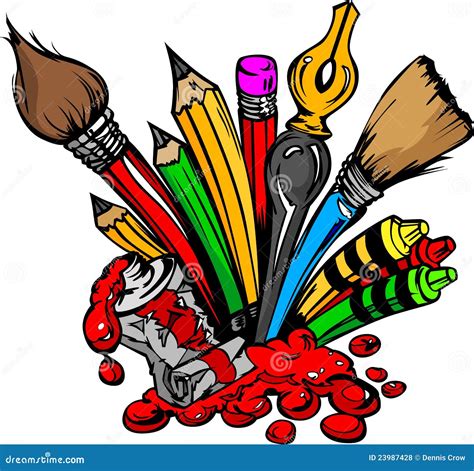 Art Materials Clipart