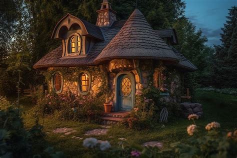 Premium AI Image | Cozy Cute Dreamy Fairy Tale House