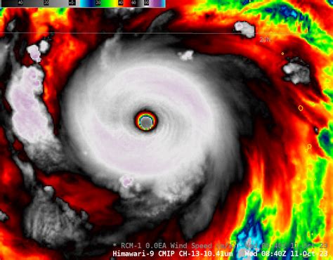 SAR wind observations over Super Typhoon Bolaven — CIMSS Satellite Blog ...