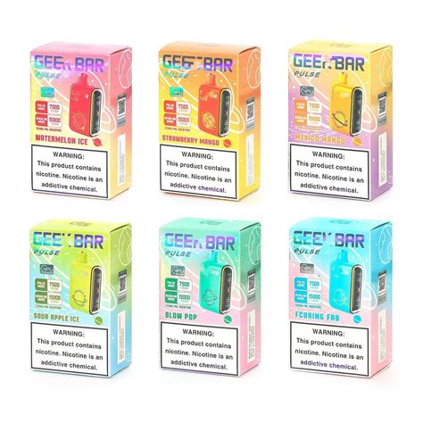 Wholesale Geek Vape Pen 7500/1500puffs Bar E Cigarette Fruit Flavor Disposable Vape LED Display ...