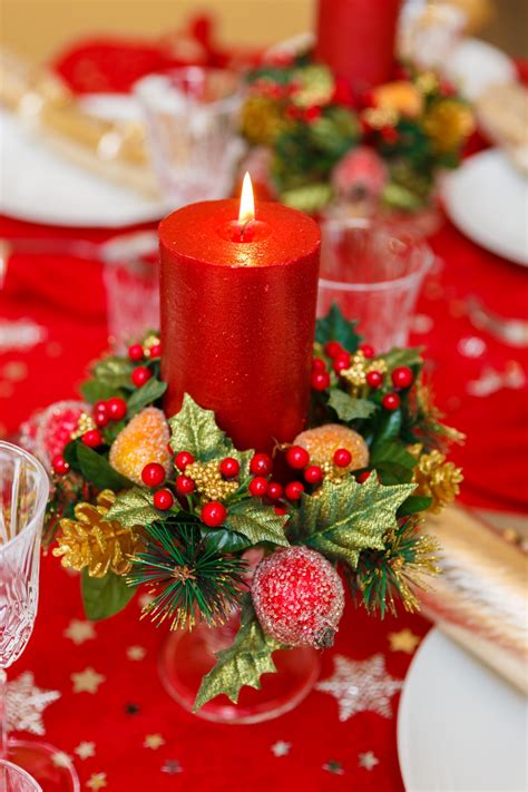 Christmas Dinner Table Free Stock Photo - Public Domain Pictures
