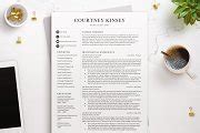 2 Page Resume Template / CV Word | Resume Templates ~ Creative Market