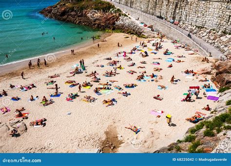 Crowded Beach in La Coruna, Spain Editorial Photography - Image of people, atlantic: 68225042